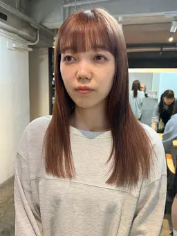 🌾✨髪質改善✨🌾 前髪カット＋酸熱TR＋ ワンカラー