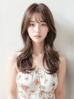 顔まわりカット＋カラー＋トリートメント