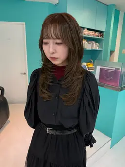 🥣ロング料金なし🦕 カット/ブリーチなしダブルカラー/トリートメント