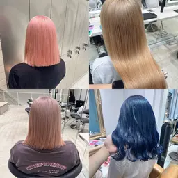 【🌈ブリーチ1回で可愛く透明感カラー🌈】カット+ダブルカラー(ケアブリーチ使用)＋1step髪質改善✨