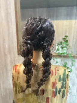 ヘアセット+ナチュラルフルメイク★デートや写真撮影、特別な日に☆