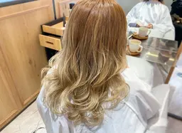 🧡ハイライト+カラー✨