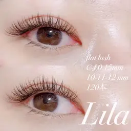 フラットラッシュ120本🤍🩷