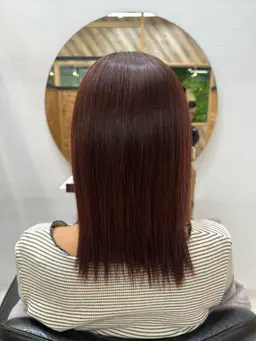 ヘアカラーモデル+TOKIOトリートメント