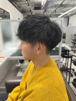 メンズカット+パーマ