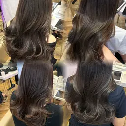 【ケアカラー変更できます🤍】透明感艶カラー+1step内部補修トリートメント🤍ReFaヴィーナ付き🎀