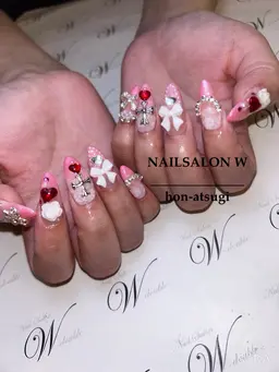 2/4日限定‼️ジェルアートやり放題6800円🦋オフ込み！ハンド、フットどちらでも可⭕️