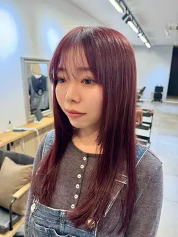 ✨ブリーチなしダブルカラー✨+似合わせトリートメント『ブリーチ不使用でできる明るい色や暖色系』メンテナンスカット可能!