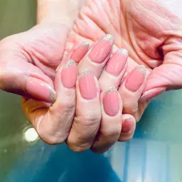 当日限定 シンプルネイル (ワンカラー、ラメカラー、グラデーション)