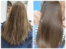 minimo限定割引中！髪質改善✨️酸性ストレート✨️カット＋内部補修Trハイダメージ毛◎