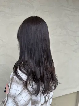 【大人の艶髪】カラー＋髪質改善ヘアエステ✨自然な透明感と潤いをプラス¥18100→¥11,520[蟹江]