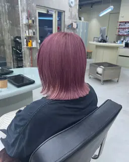 カット+ケアブリーチ+超音波トリートメント💙