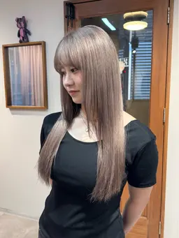 🩷【12/27限定】🩷透明感カラー+高浸透ケアトリートメント【カット無料】✨