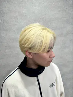 🔥垢抜けたいメンズはこれ‼️🔥ブリーチありorなしダブルカラー