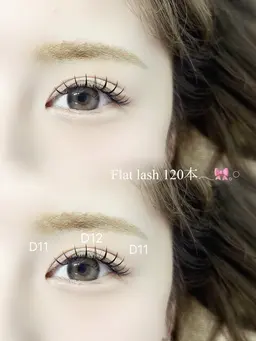 フラットラッシュ120本 🪞💖