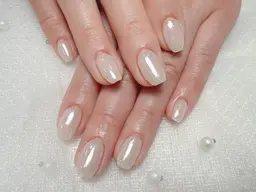 [オフ無料]ミラーネイルorオーロラネイル