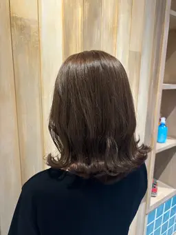 カット＋ブリーチ無しダブルカラー+トリートメント