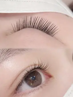 ★ミニモ学割★22歳以下限定★ダメージレスエクステ　『フラットラッシュエクステ』120本までつけ放題　コーティング仕上げ