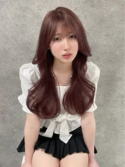 💇♀️ケアブリーチありWカラー➕髪質改善2stepトリートメント ワンブリーチ/透明感カラー/中明度カラー/艶カラー