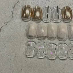 【ベーシックコース/オフ込】🎀10種のシンプル系デザインからご選択/色かえ可🎀