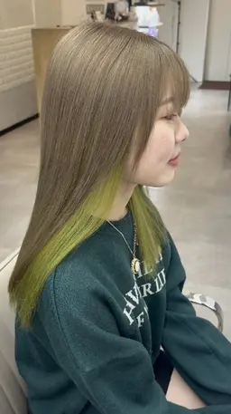 部分ダブルカラー🌈【イヤリングカラーのみ💜インナーのみ💛グラデのみ💚】