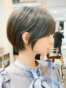 [🎉贅沢フルコース🎉]似合わせカット＋透明感カラー＋縮毛矯正＋2stepトリートメント　#ショート#ショートボブ