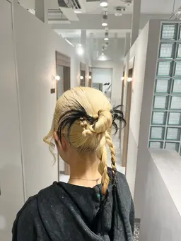 お呼ばれヘアセット💐