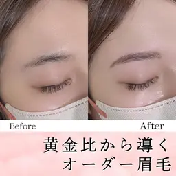 【美眉】#オーガニックwaxスタイリング💐眉メイクお仕上げ込