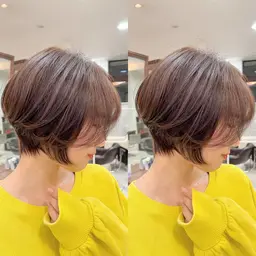 《平日限定‼️撮影モデル》✨ショートモデルさん🙏大人美人ショートカット＋ハイライトカラー🔴詳細情報をお読みください