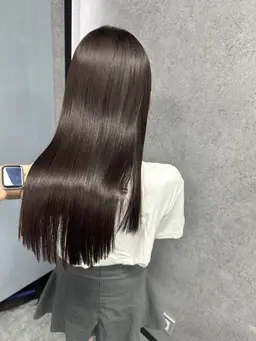 【人気No.2】コラーゲン縮毛矯正+カット+プレトリートメント  ¥7900