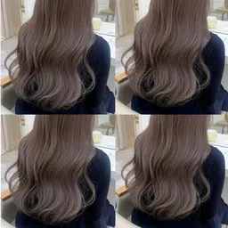 【🫧うるおい艶カラー＋カット＋トリートメント】🩵✨髪質改善のケア付きでカラー前より綺麗な髪へ✨