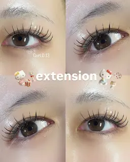 【フラットラッシュ100本💁‍♂️♡ 】100本以上やカラーエクステに変更も追加料金で可能になります!!