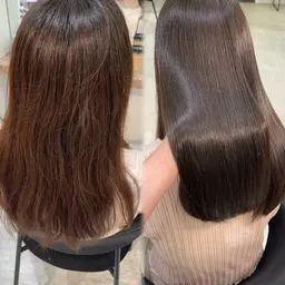 カット＋しゃきっとならない巻ける縮毛矯正(ブリーチ毛でも可◎)＋トリートメント付✂🪄✨