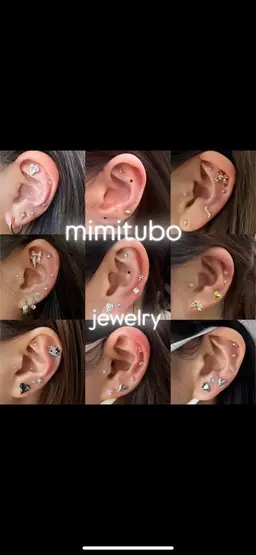 当日のみ✨耳ツボジュエリー💎12粒ジュエリー選び放題💋