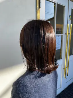 ミディアムヘアカット