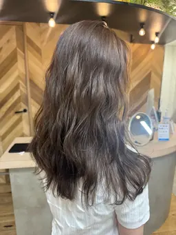 【透明感UP・傷ませない】　ブリーチ無しダブルカラー➕カット➕炭酸marbb付き🫧