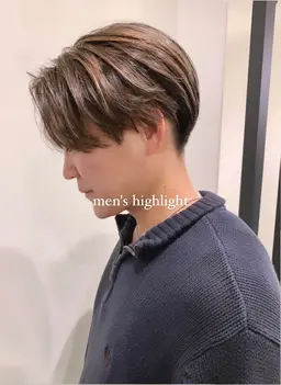 【men'sおすすめ】メンズカット+メンズハイライト