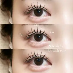 &Healthy 🎀フラットラッシュ＆パーマ （80本¥11000）（100本¥12000）※初回の方オフ代無料