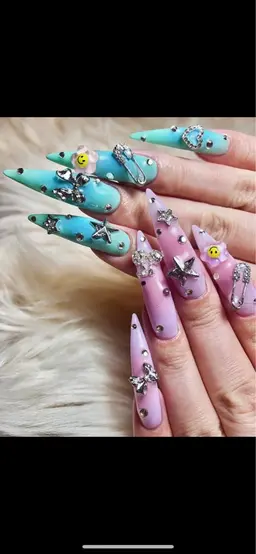 チップ10本長さ出し、アートやり放題