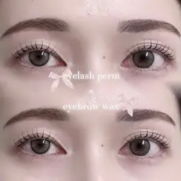 美眉スタイリング✖️まつ毛パーマorパリジェンヌ🎀🫧 ₊˚⊹