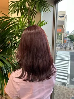 カラー+2step Aujuaトリートメント🐆🌳