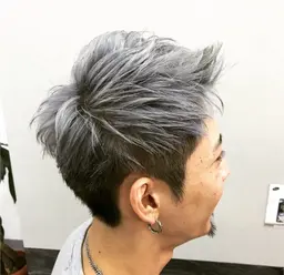 メンズダブルカラー&カット