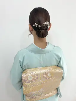 訪問着着付け＋ヘアセット【6:00~7:00】