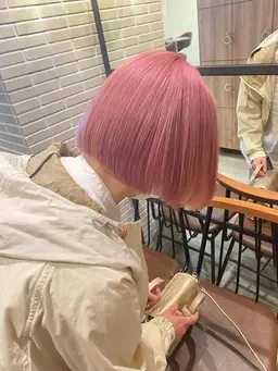 🦋ケアブリーチ＋イルミナカラー🦋ボブ、ショート限定