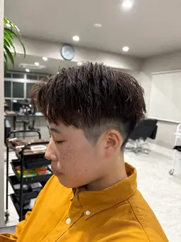 men's hairワンカラー(ブリーチ無し)