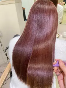 似合わせカット＋髪質改善アルカリ酸熱トリートメント＋マイクロバブル🎀