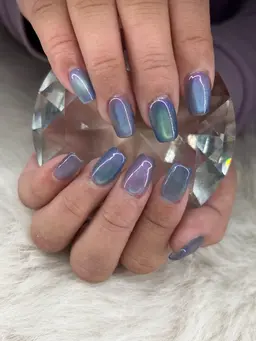 オフ込み‼️うるちゅるマグネットネイル🧲🤍