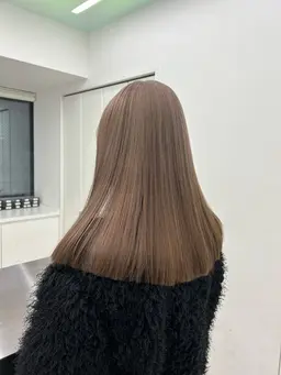 透明感ワンカラー🤍＋Premium髪質改善treatment🎀🤍
