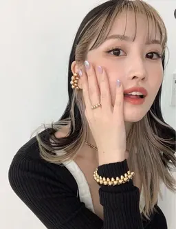 【🦋フェイスフレーミングカラー🦋＋顔まわりor前髪カット】顔まわりを彩るヘアスタイル♡