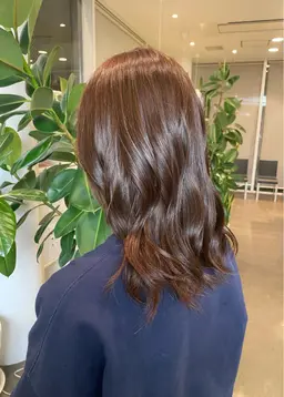 🤍ダメージレスカラー＋Aujuaクイックトリートメント＋超音波トリートメント(ケアプロ)🤍